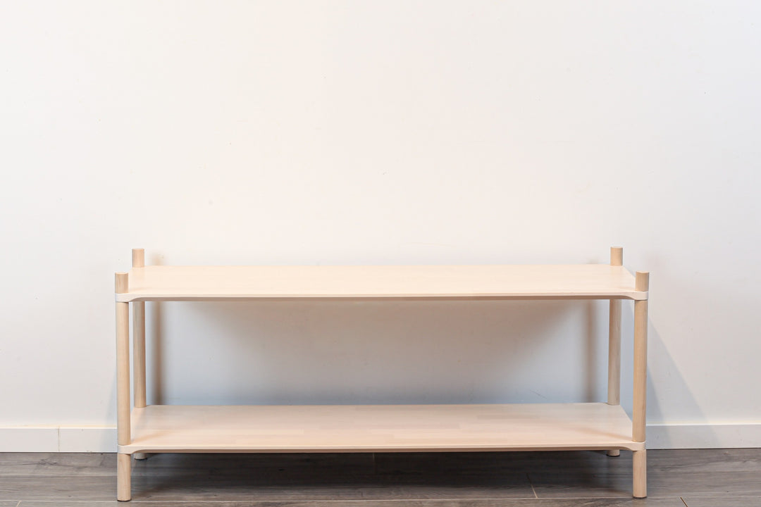Montessori-Inspired Wooden Shelving Unit Large, 2 Shelves