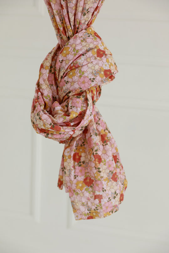 Organic Cotton Canopy - Spring Garden