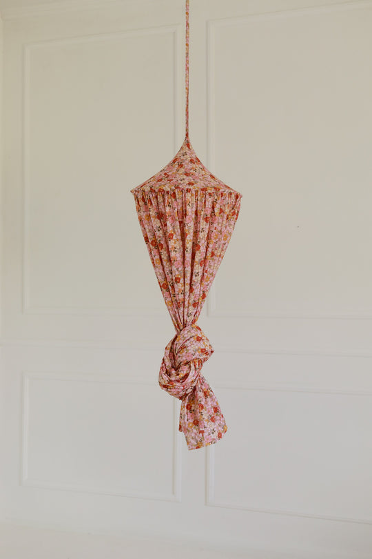 Organic Cotton Canopy - Spring Garden