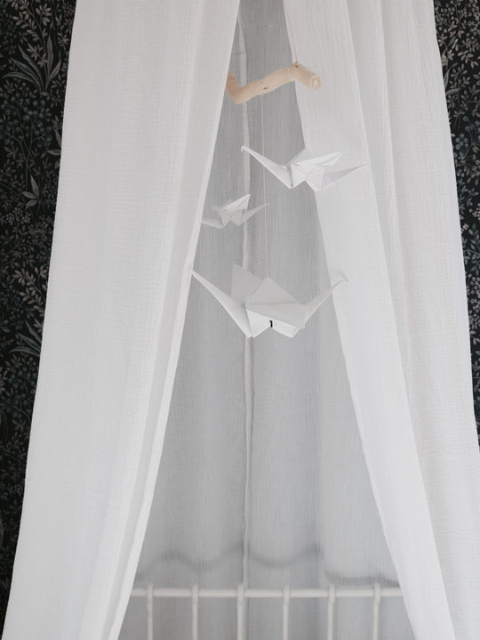 Origami Nursery Mobile - White