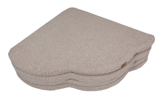 Play Mat for Kids - Cloud Shaped Bearly Light Grey