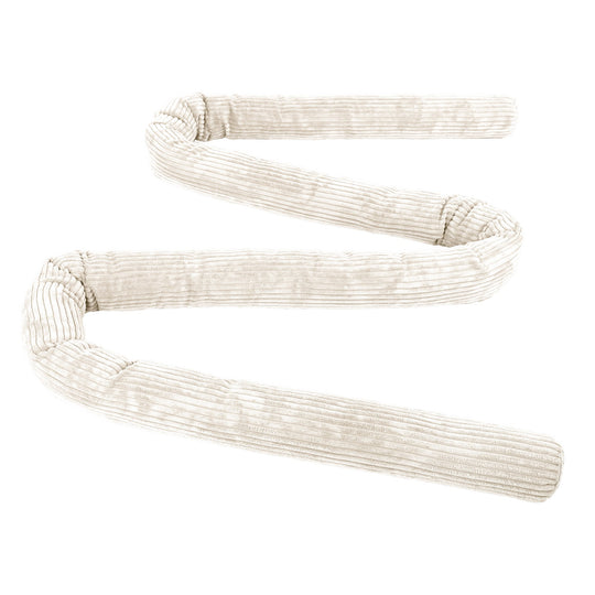 Protective Roll Bumper for Baby Crib – Ecru