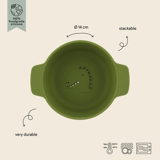 Silicone Bowl for Kids - Mr. Dino