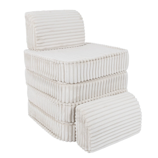 Small Modular Sofa for Kids - Churros White