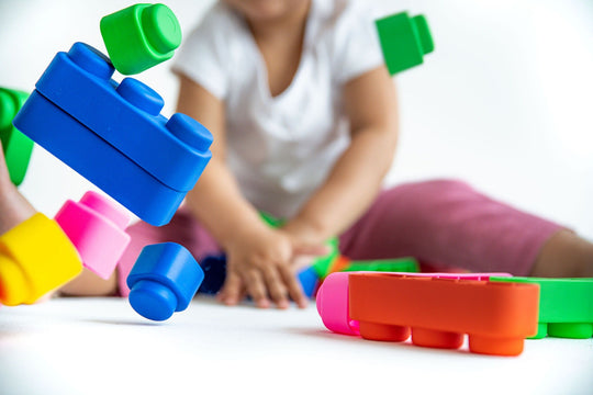 Soft Blocks Set With Wheels -33 pcs