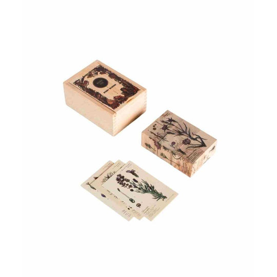 Wooden Blocks Bee Life - Honey Plants