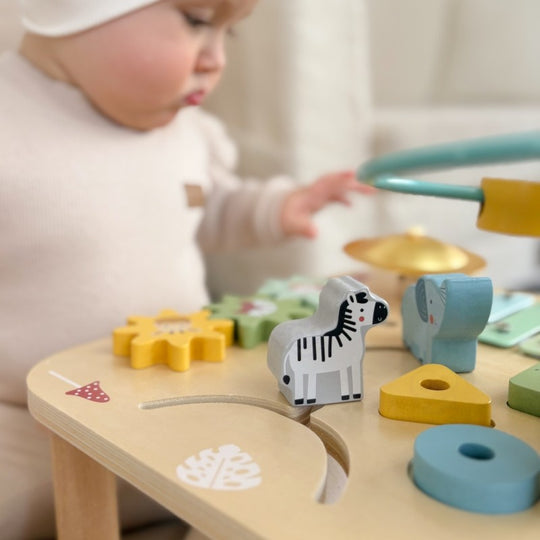 Wooden Educational Table Musical Sensory Maze 5in1