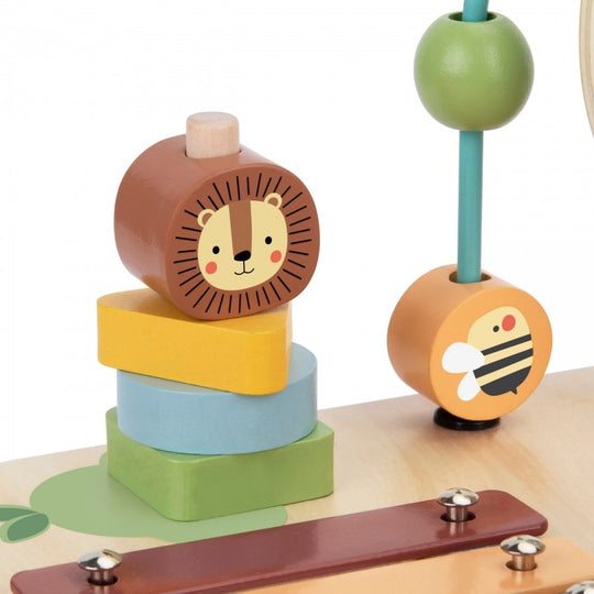 Wooden Educational Table Musical Sensory Maze 5in1