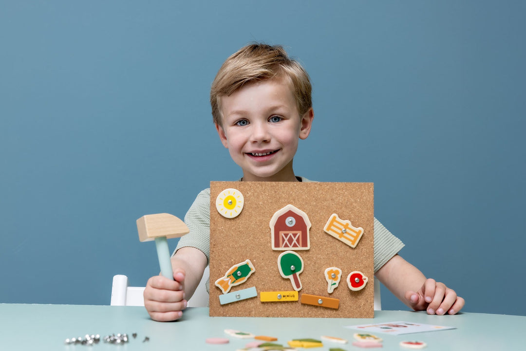 Wooden Tap Tap Game - Farm