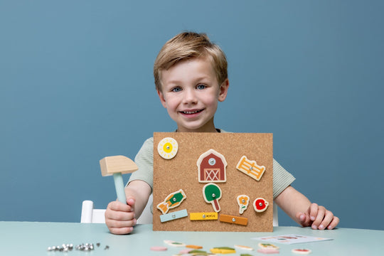 Wooden Tap Tap Game - Farm